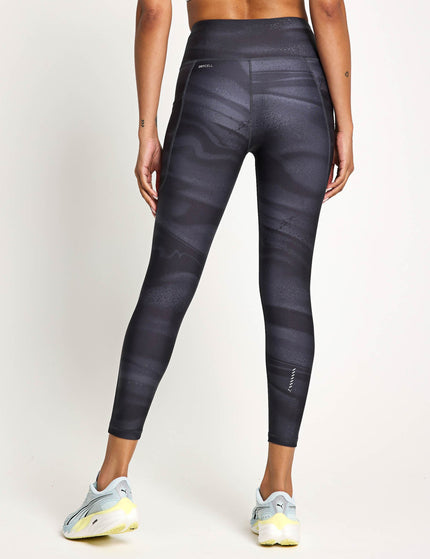 PUMA Run Velocity Print Tights - Blackimage2- The Sports Edit
