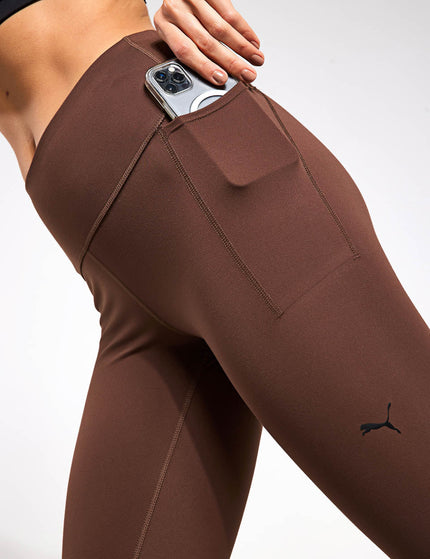 PUMA Cloudspun High Waisted Full-Length Tights - Espresso Brownimage3- The Sports Edit