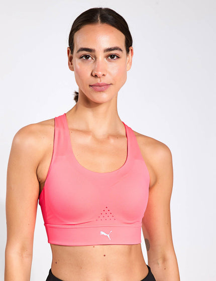 PUMA PWRbreathe Run Bra - Sunset Glowimage1- The Sports Edit