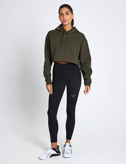 PUMA Puma x Hyrox Heavyweight Hoodie - Dark Oliveimages6- The Sports Edit