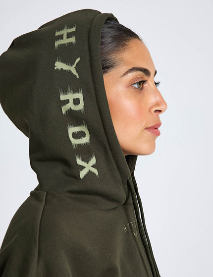PUMA Puma x Hyrox Heavyweight Hoodie - Dark Oliveimages5- The Sports Edit