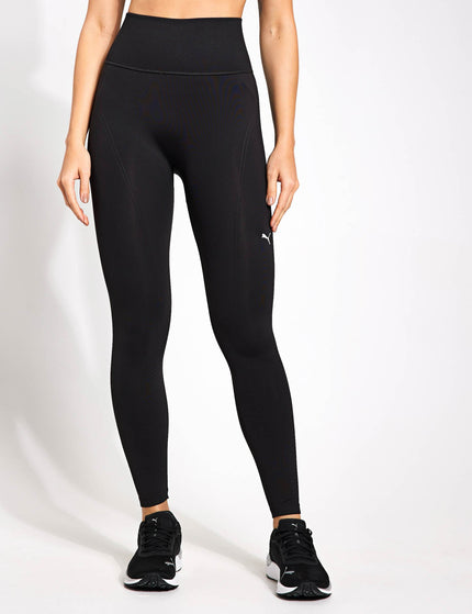 PUMA SHAPELUXE Seamless Tights - Black/Vapor Catimage1- The Sports Edit