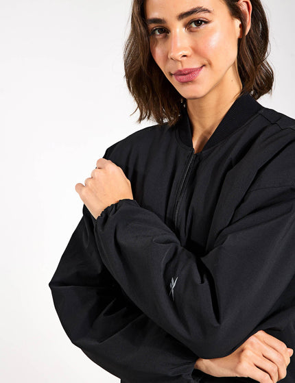 Reebok Active Collective Skystretch Woven Jacket - Blackimage3- The Sports Edit