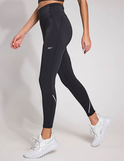 Reebok Lux Speed High Waisted Leggings - Blackimage1- The Sports Edit