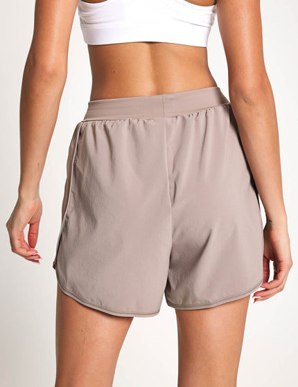 Reebok Lux Woven Short - Gritty Greyimage2- The Sports Edit