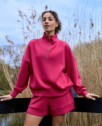 The Doublesoft Shorts Set - Rich Raspberry