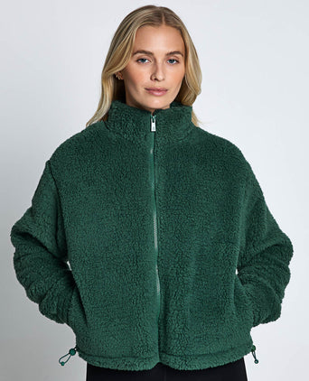 Canyon Fleece Zip Up - Glade Green