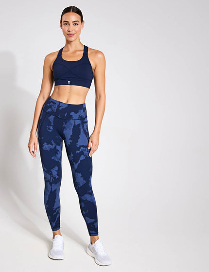 Sweaty Betty Power Medium Support Sports Bra - Navy Blueimage4- The Sports Edit