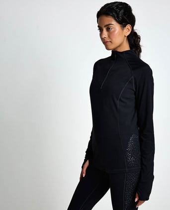 Ultimate Studio Grippy Half Zip - Black