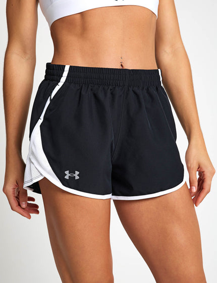 Under Armour Fly-By 3" Shorts - Black/Whiteimages1- The Sports Edit