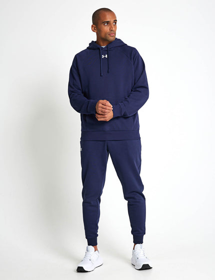 Under Armour Rival Fleece Hoodie - Midnight Navy/Whiteimages6- The Sports Edit