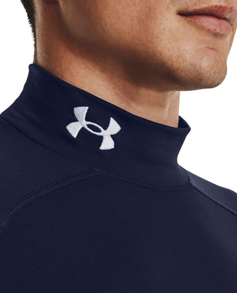 ColdGear Armour Comp Mock - Midnight Navy/White