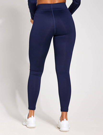 Under Armour ColdGear Leggings - Midnight Navy/Whiteimage2- The Sports Edit