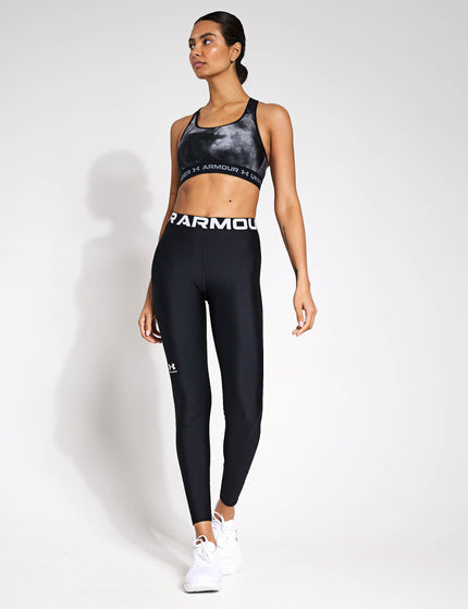 Under Armour HeatGear Leggings - Black/Whiteimage6- The Sports Edit