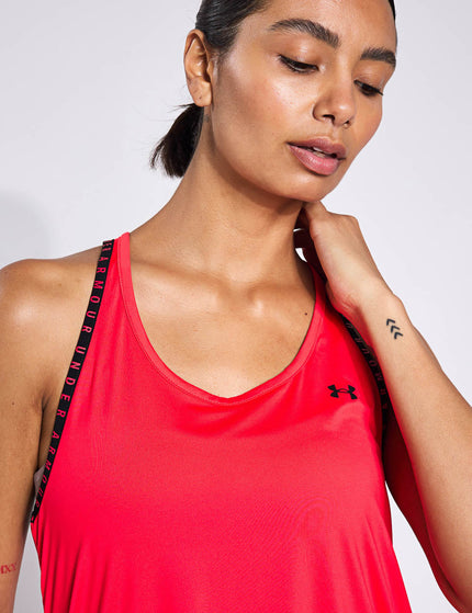 Under Armour Knockout Tank - Racer Red/Blackimage3- The Sports Edit