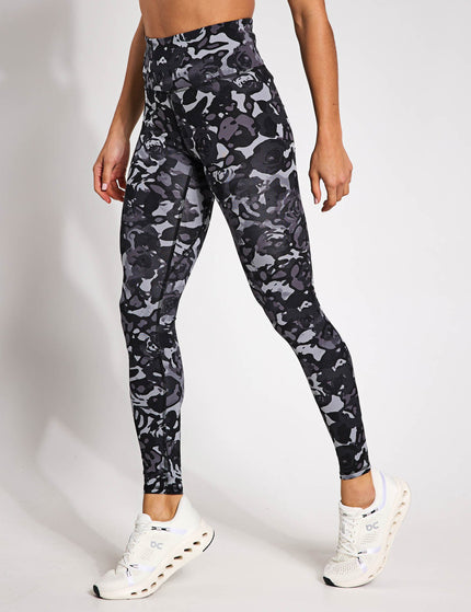 Under Armour Motion Printed Leggings - Black/Titan Greyimage1- The Sports Edit