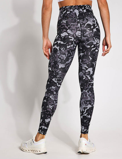 Under Armour Motion Printed Leggings - Black/Titan Greyimage2- The Sports Edit
