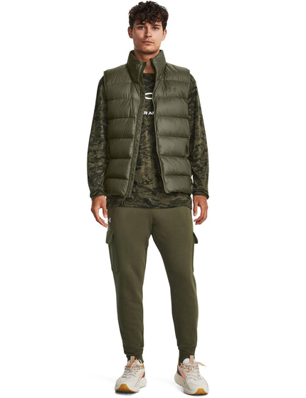 Under Armour Rival Fleece Cargo Jogger - Marine OD Green/Whiteimage3- The Sports Edit