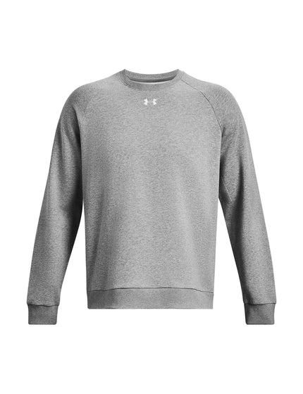 Under Armour Rival Fleece Crew - Castlerock/Light Heatherimage5- The Sports Edit