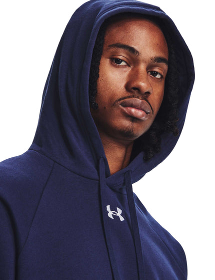 Under Armour Rival Fleece Hoodie - Midnight Navy/Whiteimages3- The Sports Edit