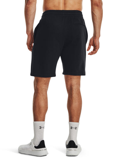 Under Armour Rival Fleece Shorts - Black/Whiteimages3- The Sports Edit