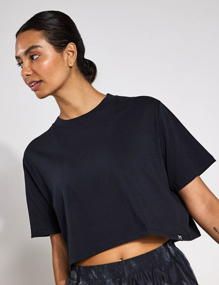 Under Armour Rival Short Sleeve - Black/Whiteimage1- The Sports Edit