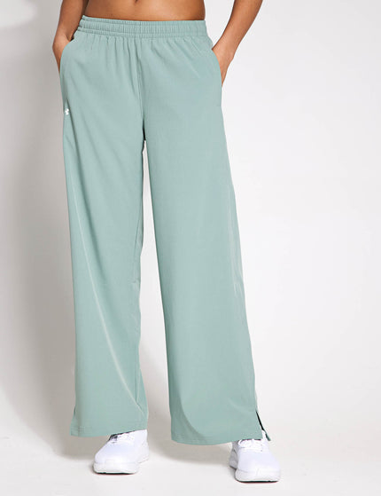Under Armour Rival Wide Leg Pants - Silica Green/Whiteimages1- The Sports Edit