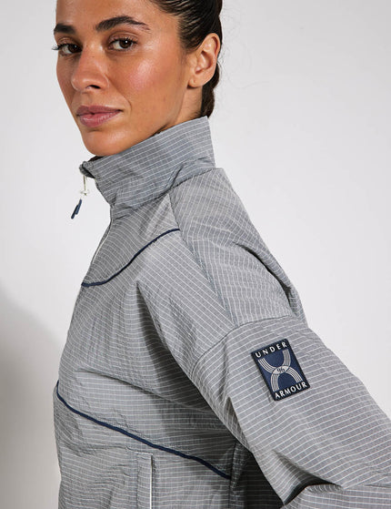 Under Armour Run 96 Jacket - White Quartz/Downpour Greyimage3- The Sports Edit