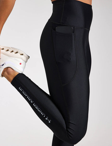 Under Armour UA Tech Branded Leggings - Black/Mod Greyimage3- The Sports Edit