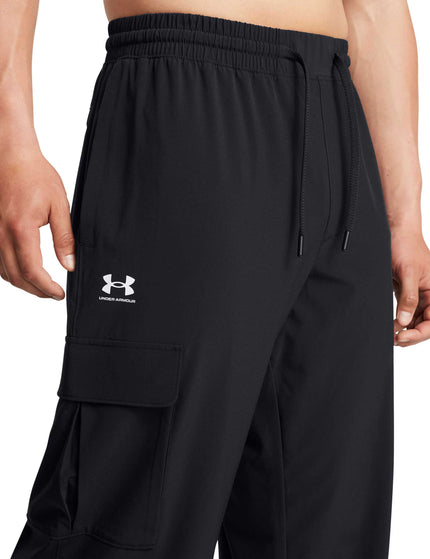Under Armour Vibe Woven Cargo Pants - Black/Whiteimages3- The Sports Edit