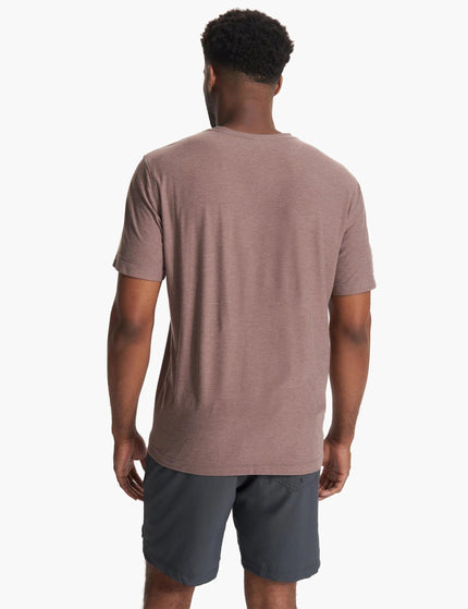 Vuori Strato Tech Tee - Hazel Heatherimage2- The Sports Edit