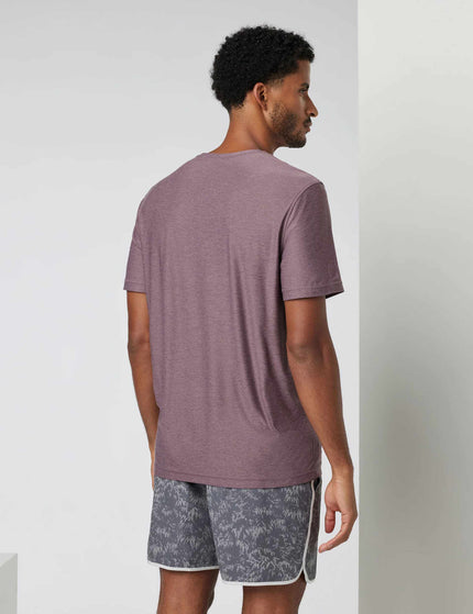 Vuori Strato Tech Tee - Elderberry Heatherimages2- The Sports Edit
