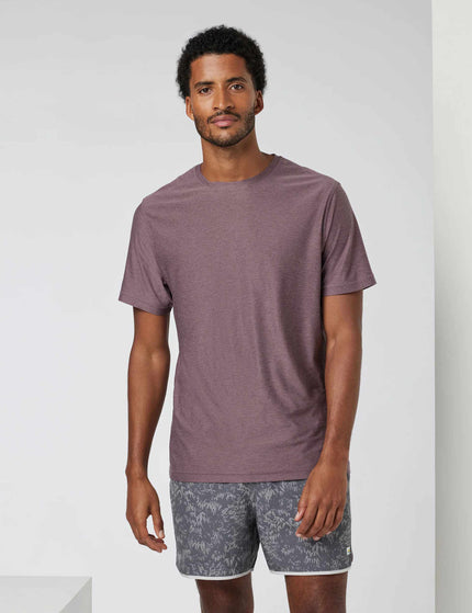 Vuori Strato Tech Tee - Elderberry Heatherimages1- The Sports Edit