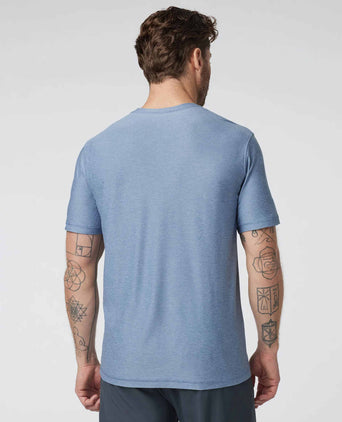 Strato Tech Tee - Chambray Heather