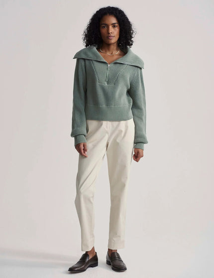 Varley Mentone Half-Zip Knit Pullover - Lily Padimage2- The Sports Edit