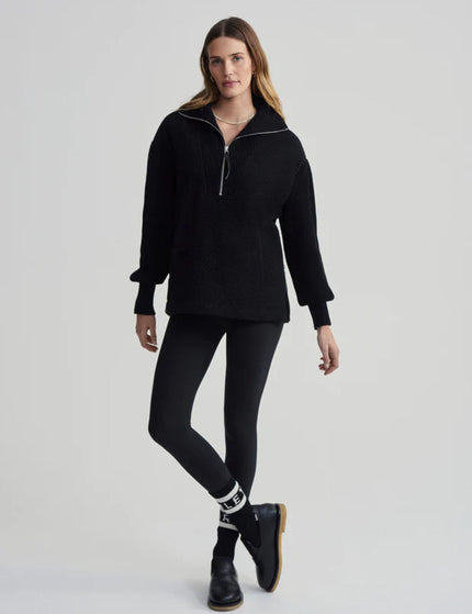 Varley Theresa Half-Zip Fleece - Blackimage3- The Sports Edit