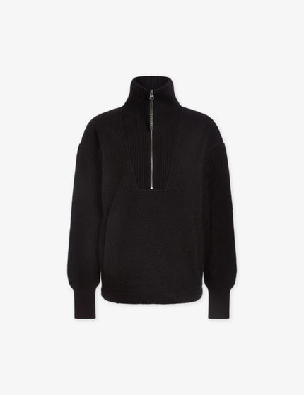 Varley Theresa Half-Zip Fleece - Blackimage6- The Sports Edit