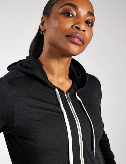 Vuori Halo Performance Hoodie 2.0 - Black Heatherimage6- The Sports Edit