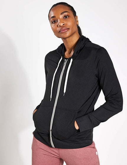 Vuori Halo Performance Hoodie 2.0 - Black Heatherimage1- The Sports Edit