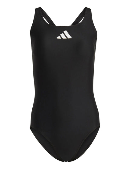 adidas 3 Bar Logo Swimsuit - Black/Whiteimage6- The Sports Edit