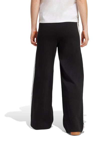adidas 3-Stripes Fleece Wide Pant - Blackimage2- The Sports Edit