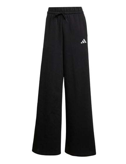 adidas 3-Stripes Fleece Wide Pant - Blackimage6- The Sports Edit