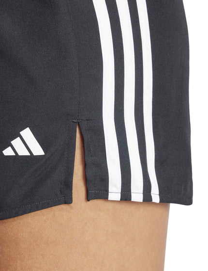 adidas 3-Stripes High Waisted Shorts - Black/Whiteimage5- The Sports Edit