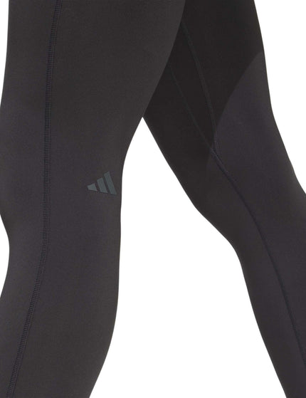 adidas 3 Stripes Studio All Me 7/8 X-Over Leggings - Blackimages4- The Sports Edit