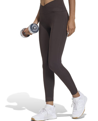 3 Stripes Studio All Me 7/8 X-Over Leggings - Aurora Coffee