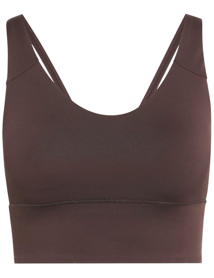 adidas 3 Stripes Studio All Me Light Support Bra - Aurora Coffeeimages6- The Sports Edit