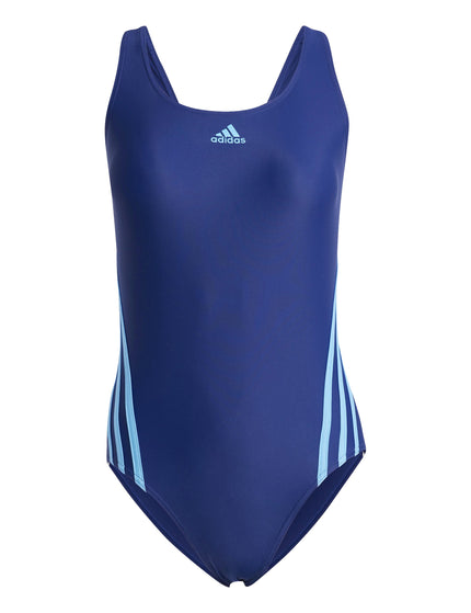 adidas 3-Stripes Swimsuit - Dark Blue/Blue Burstimage6- The Sports Edit