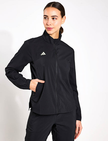 adidas Adizero Essentials Running Jacket - Blackimage1- The Sports Edit