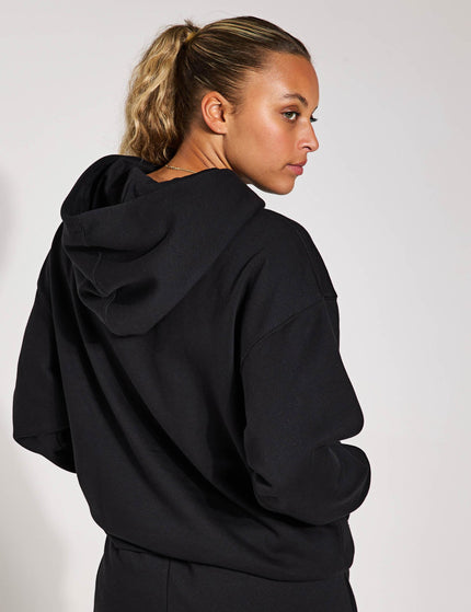 adidas ALL SZN Fleece Loose Hoodie - Blackimage2- The Sports Edit