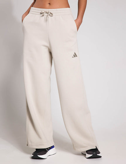 adidas ALL SZN Fleece Loose Wide-Leg Pants - Wonder Aluminaimage1- The Sports Edit